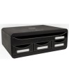 TOOLBOX MINI 4 tiroirs noir/noir glossy