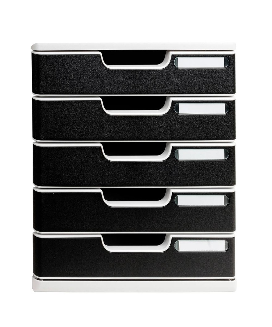 MODULO A4+ 5 tiroirs gris lumière/noir