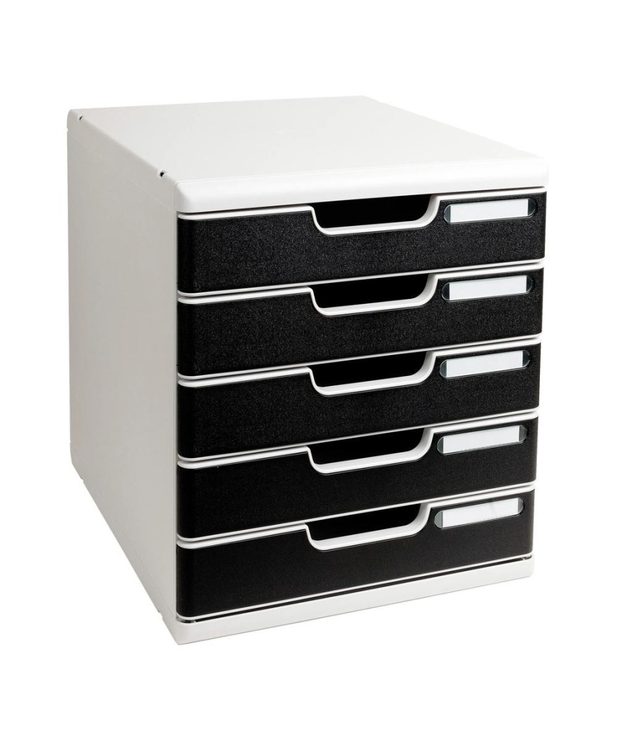 MODULO A4+ 5 tiroirs gris lumière/noir