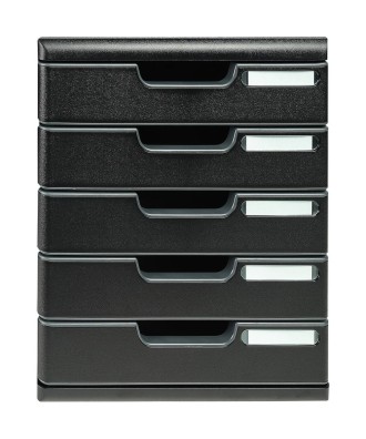 MODULO A4+ 5 tiroirs ECOBlack noir
