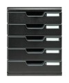 MODULO A4+ 5 tiroirs ECOBlack noir