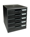 MODULO A4+ 5 tiroirs ECOBlack noir