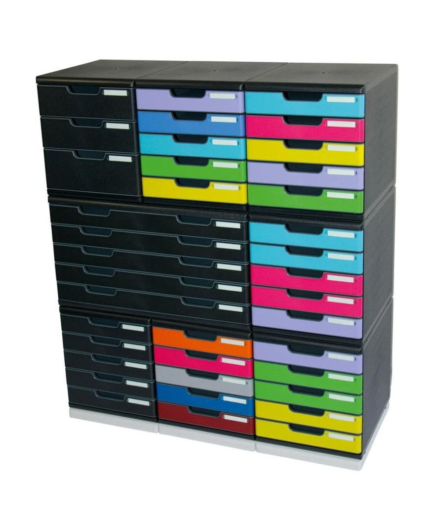 MODULO A4+ 5 tiroirs ECOBlack noir