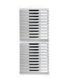 MODULO A4+ 10 tiroirs gris lumière/grani