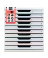 Modulo A4+10tiroirs Aut.Blanc / Coul.ass