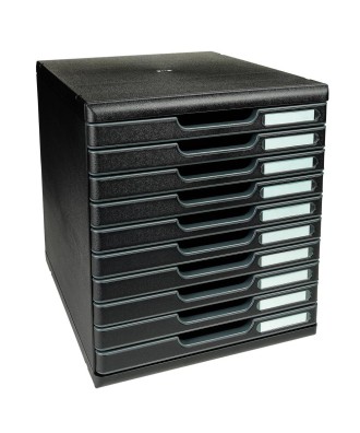 MODULO A4+ 10 tiroirs ECOBlack noir