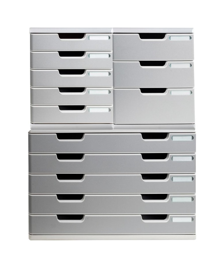 MODULO A3+ 5 tiroirs gris lumière/granit