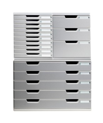 MODULO A3+ 10 tiroirs gris lumière/grani