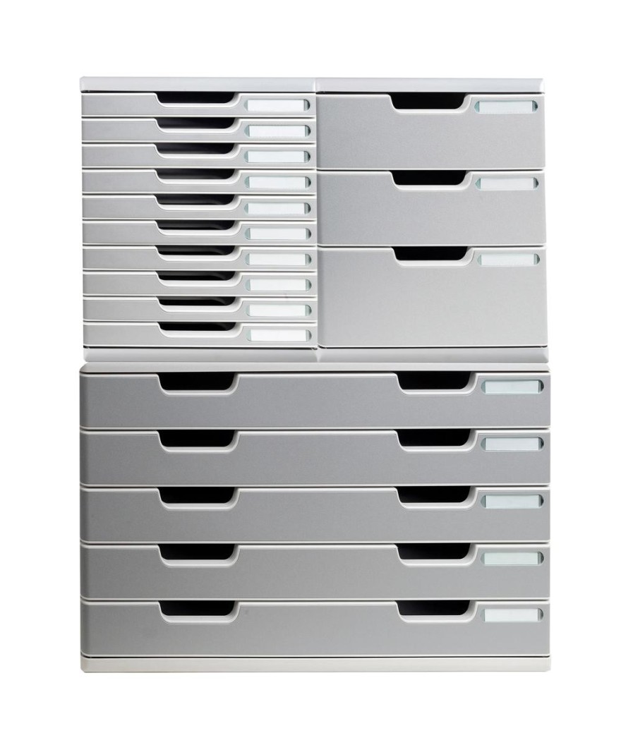 MODULO A3+ 10 tiroirs gris lumière/grani