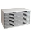 MODULO A3+ 10 tiroirs gris lumière/grani