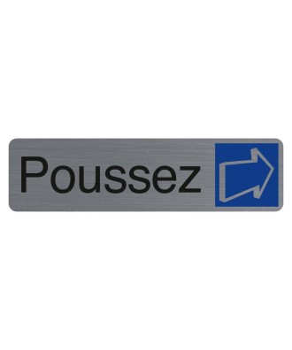 Plaque adhésive Poussez FR