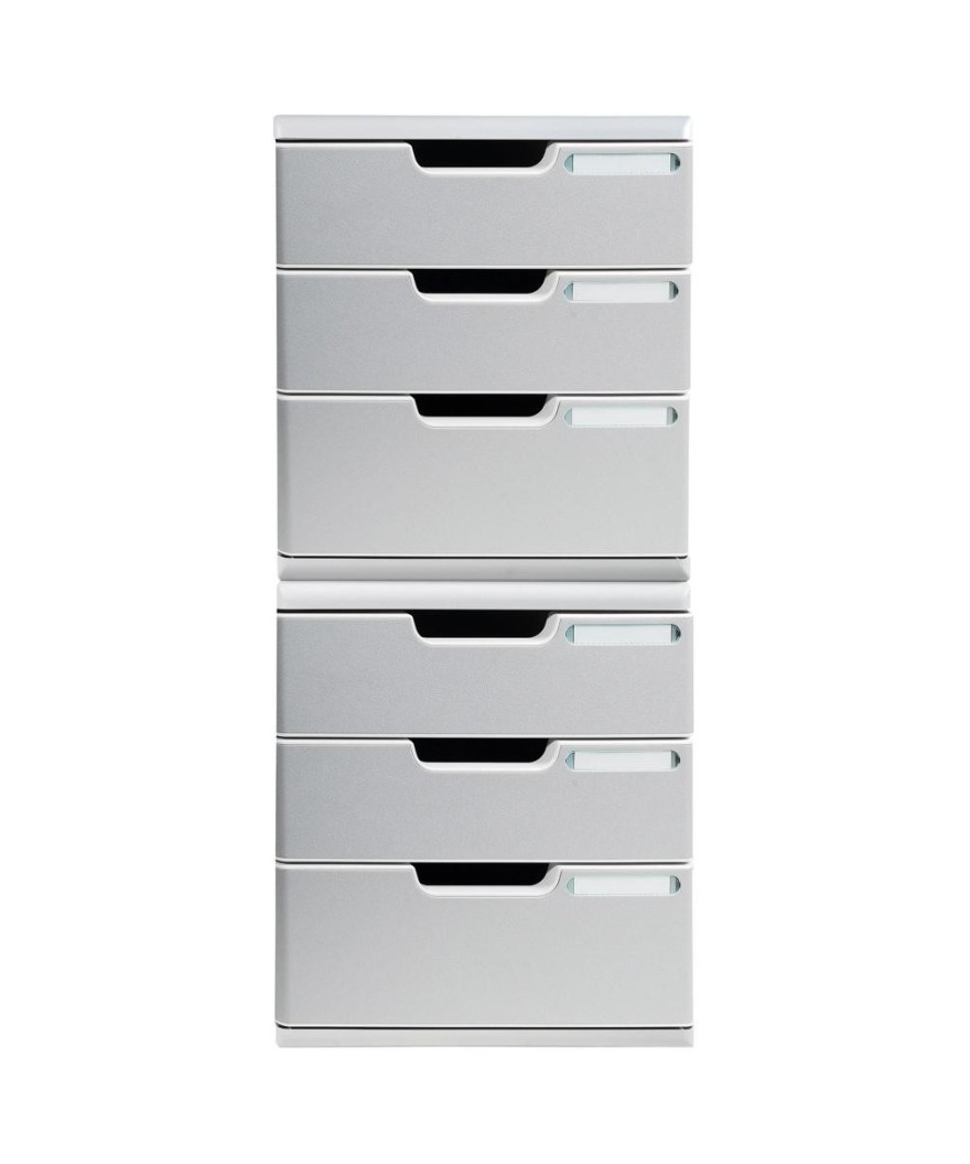MODULO A4+ 3 tiroirs gris lumière/granit