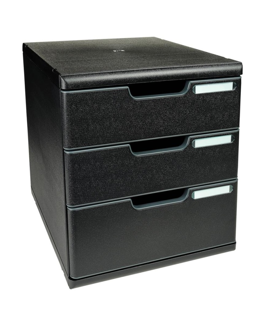 MODULO A4+ 3 tiroirs ECOBlack noir