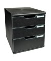 MODULO A4+ 3 tiroirs ECOBlack noir