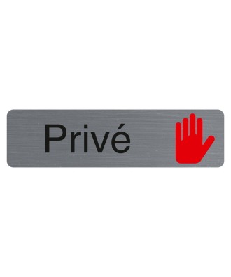 Plaque adhésive Privé FR