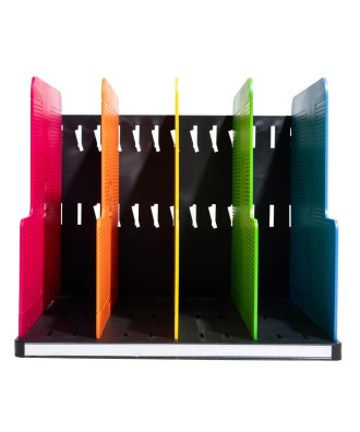 MODULOTOP trieur vertical 5int. noir/arl