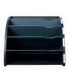 Trieur 5compar. THE CORNER noir/gris sou
