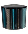 Trieur 5compar. THE CORNER noir/gris sou