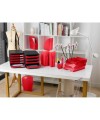 Porte-revues MAG-CUBE rouge carmin