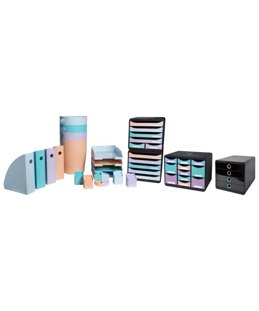 Set de 4 MAG-CUBE coloris pastel