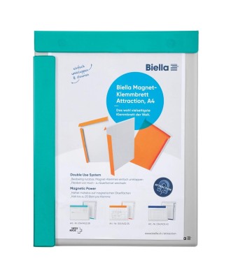 Porte-bloc aimanté PVC A4
