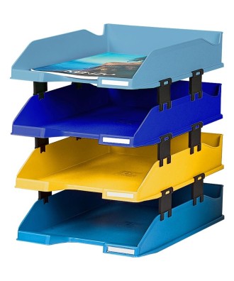 Set Corb.Courrier Bee Blue Couleurs Ass.