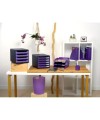 Corb courrier MIDI-COMBO violet glossy