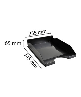 ECOTRAY Corb. à courrier ECOBlack noir