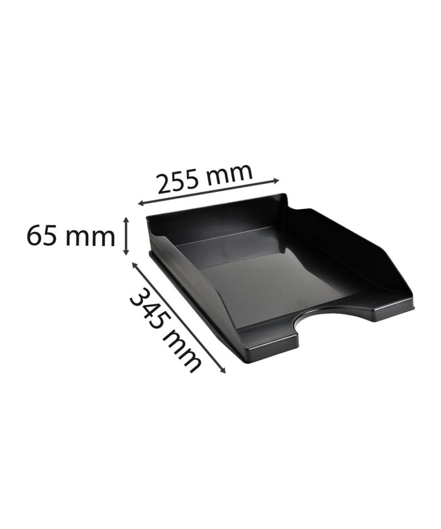 ECOTRAY Corb. à courrier ECOBlack noir