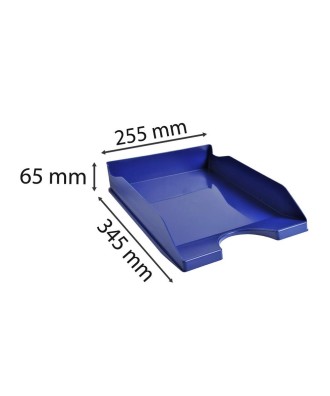 ECOTRAY Corb. à courrier Office bleu nui