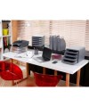 ECOTRAY Corbeille à cour. Office gris tr