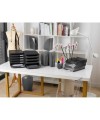 ECOBIN Corb.à papier Deco gris souris