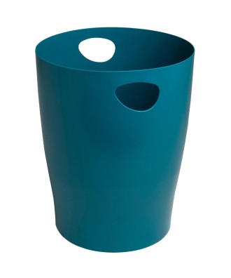 Corb.à papier Ecobin NeoDeco Bleu canard