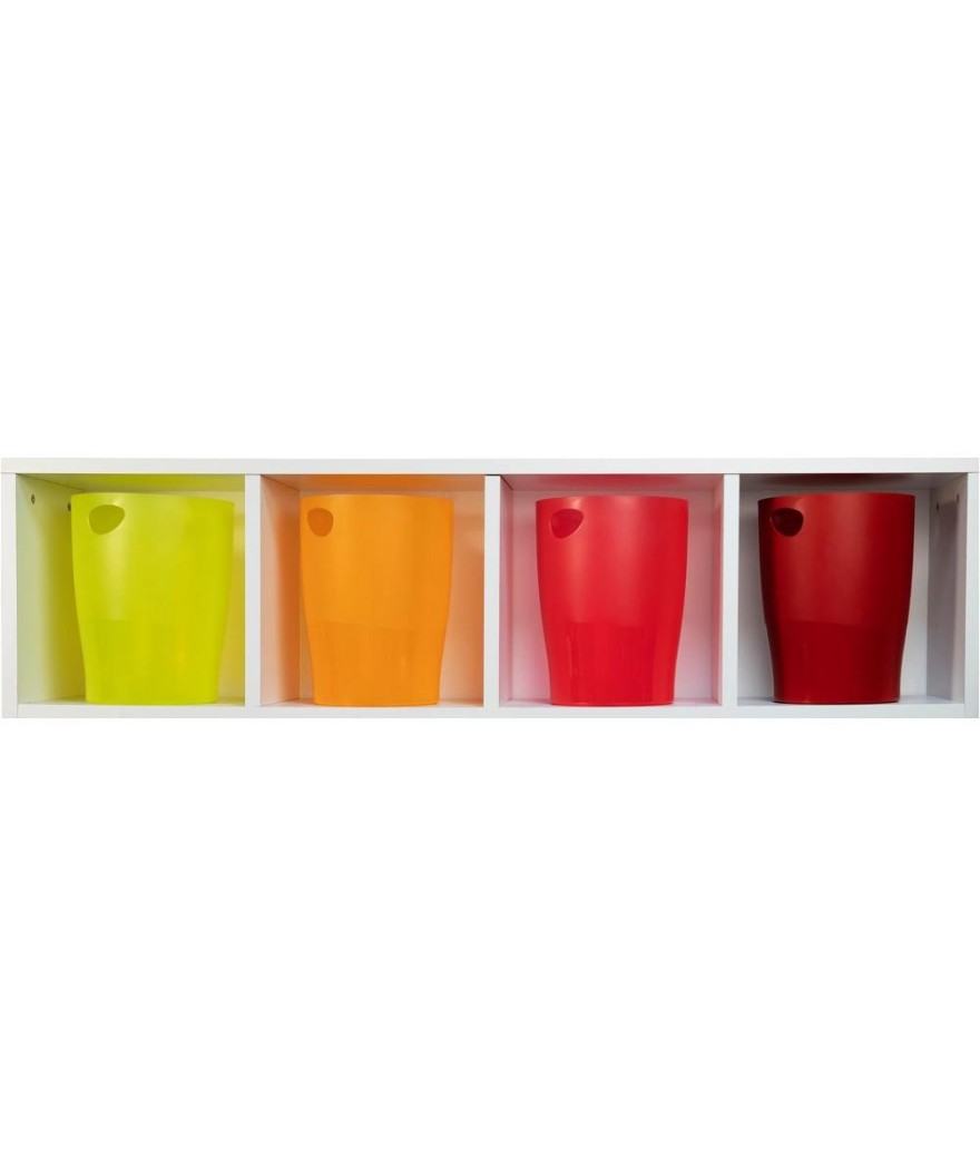 ECOBIN Corb.à papier Deco rouge carmin t