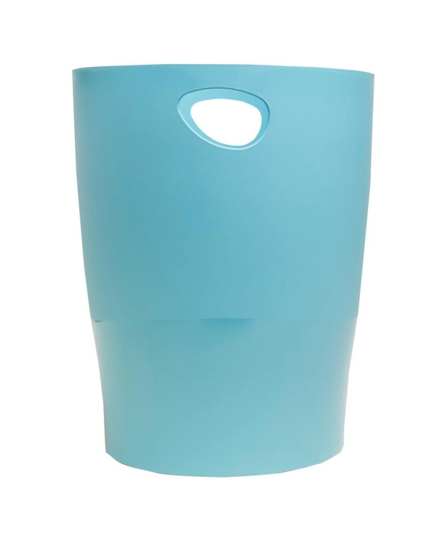 Corb.à papier Ecobin Pop'NCo Cyan