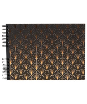 Alb spiralé 50p noir 32x22 Néo Déco