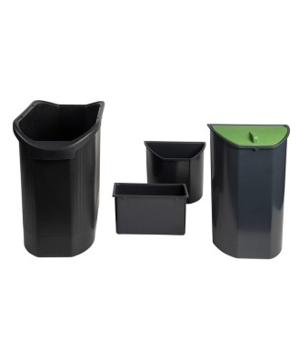 Corb. papier Écologic noir/anthracite