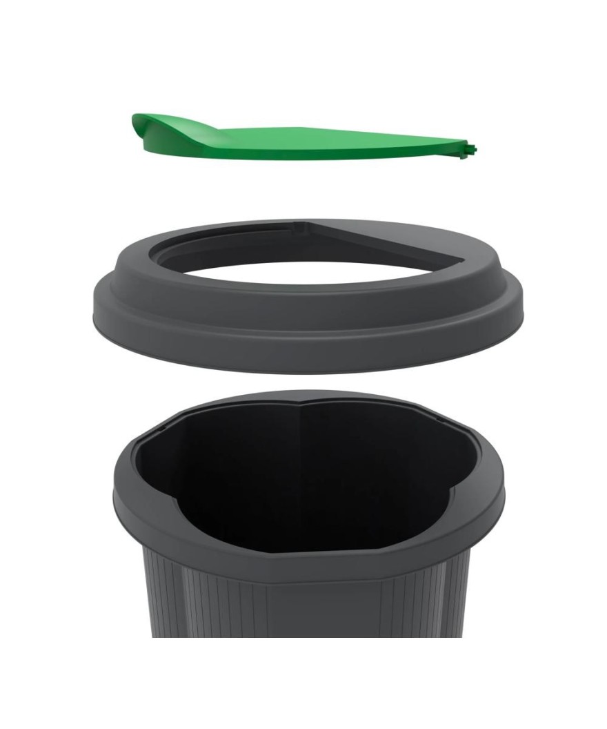 Poubelle TRI-BIN 50L Noire