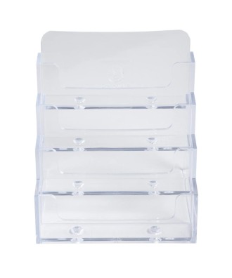 Distributeur cartes visite 4case cristal