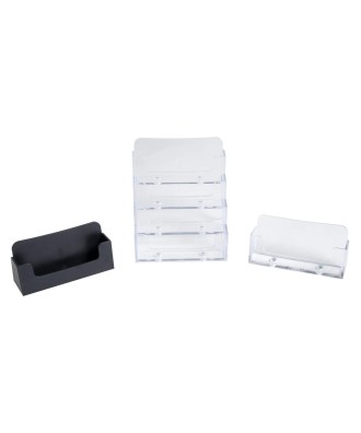 Distributeur cartes visite 4case cristal