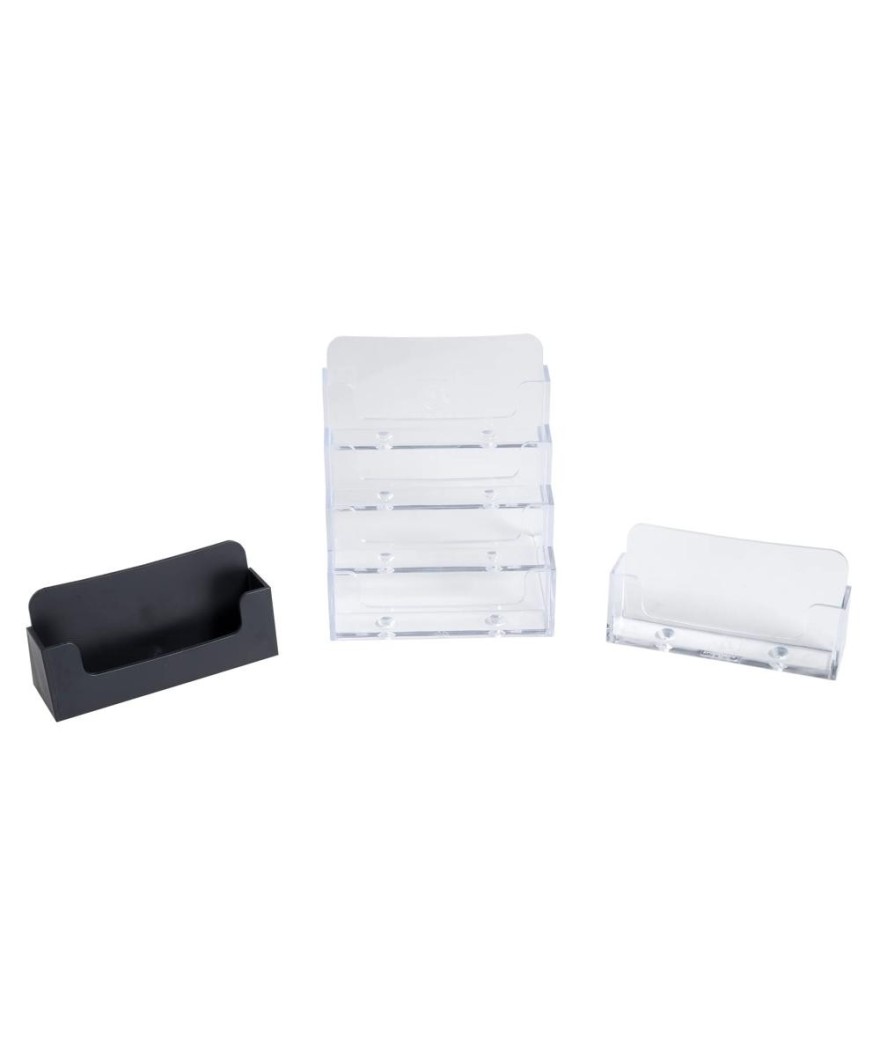 Distributeur cartes visite 4case cristal