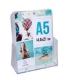 Distributeur format A5 1 case cristal