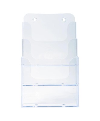 Distributeur format A5 3 cases cristal
