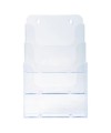 Distributeur format A5 3 cases cristal