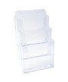 Distributeur format A5 3 cases cristal