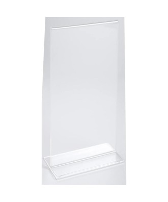 Porte-visuel droit vertical DL cristal