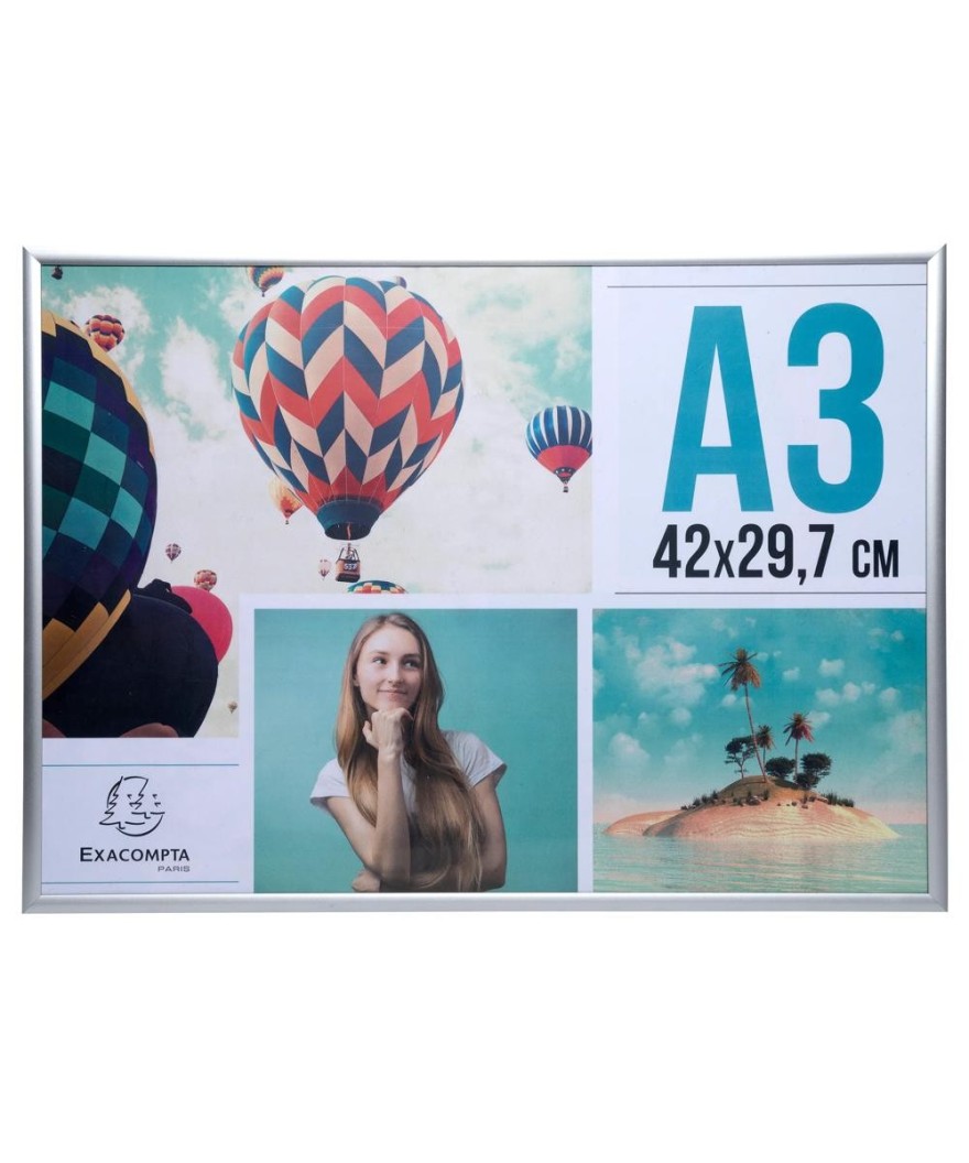 Cadre photo aluminium A3