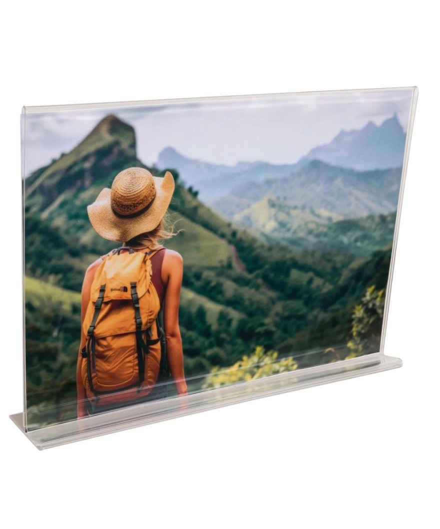 Porte-visuel droit horizontal A4