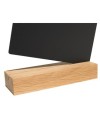 Porte menu ardoise sur pied bois A4