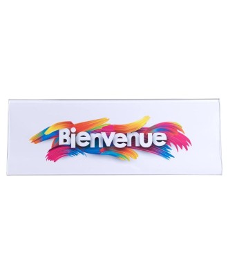 Lot de 5 porte-noms 300x105mm (A4 plié)